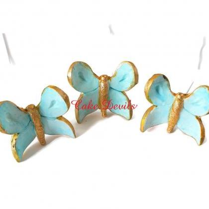 Butterfly Cake Decorations, Fondant Butterflies On..